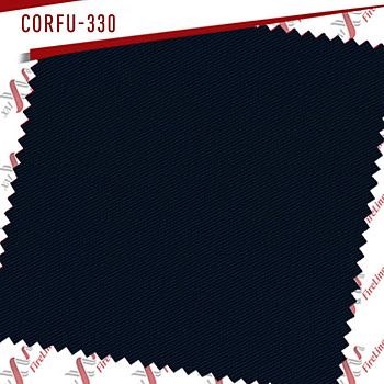 CORFU-330 (CORFU-330 AS 99%ctn/1%AS 330gsm, twill 3/1, Dark Navy #124-01) CORFU-330 (CORFU-330 AS 99%ctn/1%AS 330gsm, twill 3/1, Dark Navy #124-01)